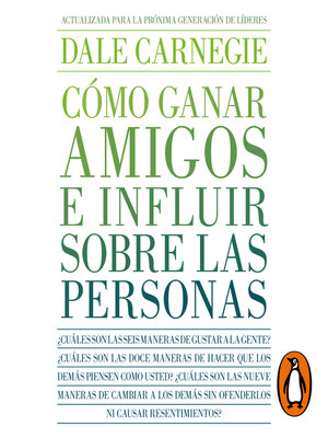 cover image of Cómo ganar amigos e influir sobre las personas